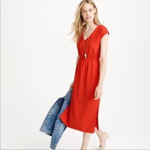 J.Crew Perforated Side Slit Dress sz 14.